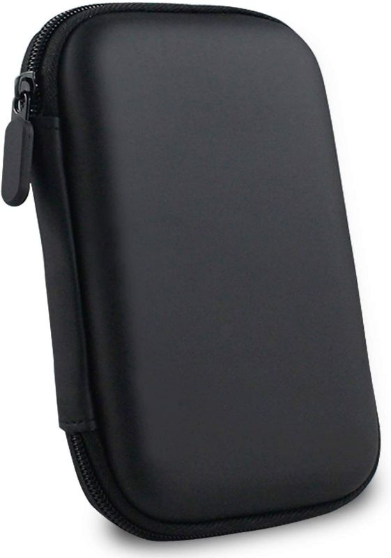 Hard Disk Drive Pouch case for 2.5" HDD Cover WD Seagate Slim Sony Dell Toshiba (Black)